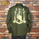 GOOD ROCKIN' グッドロッキン Coach Jacket コーチジャケット 「MIC」OLIVE DRAB GRJ-199-MIC