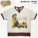 Good Rockin' グッドロッキン Short Sleeve Tee COW GIRL 半袖リブ付きTシャツ カウガール GRC313