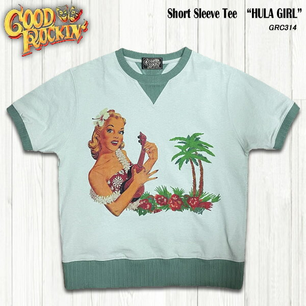 GoodRockin'åɥåShortSleeveTeeHULAGIRLȾµդԥ/ե饬GRC314