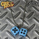 GOOD ROCKIN'グッドロッキン◆ツインダイスネックレス◆◆ライトブルー◆