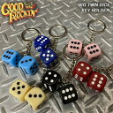 GOOD ROCKIN'グッドロッキン◆BIG TWIN DICE KEY HOLDER◆ビッグツインダイスキーホルダー(4)