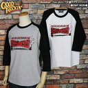 GOOD ROCKIN'グッドロッキン◆BaseballTee shirt◆ラグラン7分袖Tシャツ◆R&R SIGN◆GRC-306