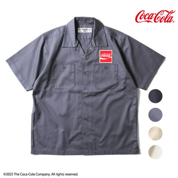 HOUSTONCOCA-COLA/ҥ塼ȥߥ/COCA-COLAPATCHTCWORKSHIRT/ѥåTC/41192