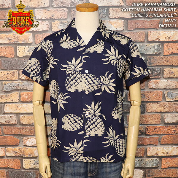 DUKEKAHANAMOKU/ǥ塼ϥʥ⥯/SUNSURF󥵡/COTTONHAWAIIANSHIRT/åȥϥ磻󥷥/DUKESPINEAPPLE/ǥ塼ѥʥåץ/ͥӡ/DK37811/Υ󥿡ץ饤