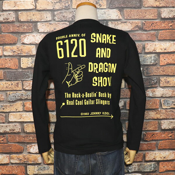 JOHNNY KOOL ジョニークール SNAKE & DRAGON SHOW スネーク＆ドラゴンショー LONG SLEEVE T-SHIRT 長袖Tシャツ JK-8193LT 3