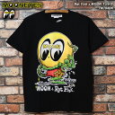 MOONEYESムーンアイズラットフィンク×ムーンアイズコラボ◆Rat Fink x MOON Tシャツ◆TM794BK