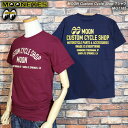 MOONEYESムーンアイズ◆MCCS Custom Cycle Shop Tシャツ◆mqt165