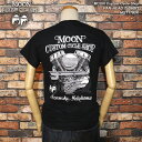 MOON Custom Cycle ShopムーンカスタムサイクルショップPAN-HEAD T-SHIRTパンヘッドTシャツMQT179BK