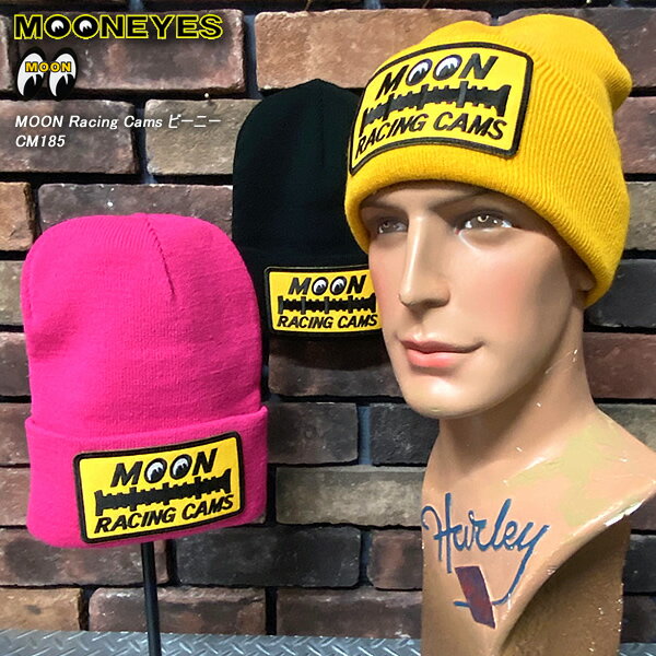 MOONEYES ムーンアイズ MOON Racing Cams ビーニー CM185 ニットキャップ