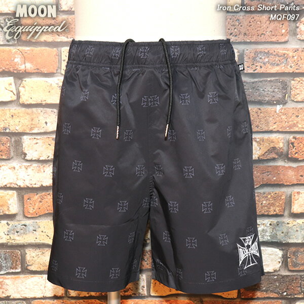 MOONEquipped/ࡼ󥤥åץ/MOONEYES/ࡼ󥢥/IronCrossShortPants/󥯥硼ȥѥ/MQF097