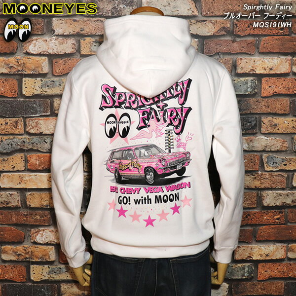 Rakuten - MOONEYES ムーンアイズ Spirghtly Fairy プルオーバー フーディー MQS191WH