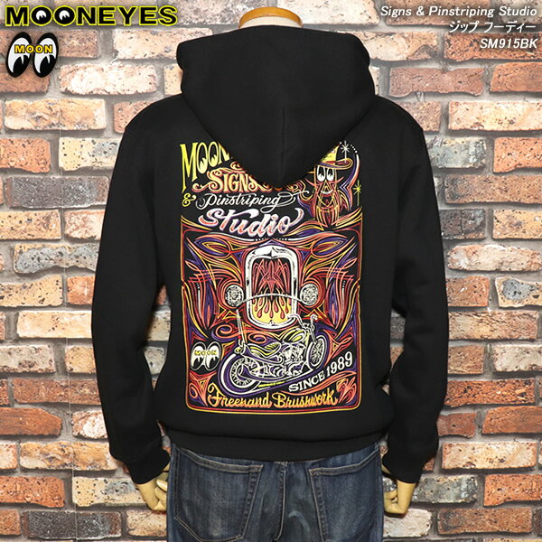 MOONEYES/ࡼ󥢥/Signs&PinstripingStudio/åץաǥ/SM915BK
