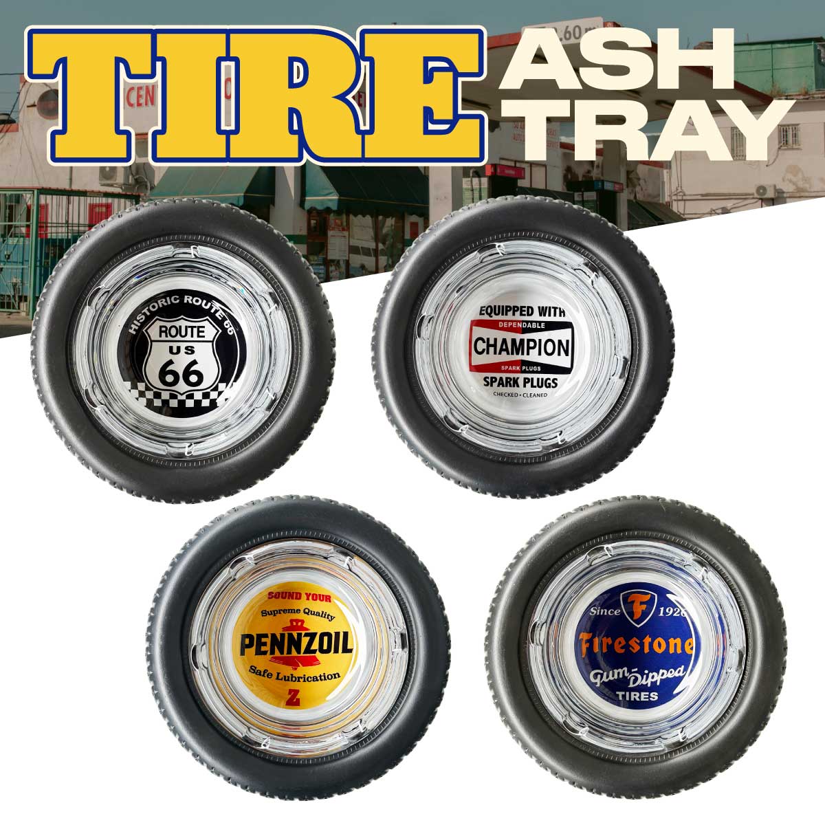 Rakuten - 灰皿 TIRE ASHTRAY■タイヤアッシュトレイ