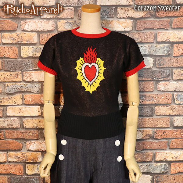 Rakuten - Psycho ApparelサイコアパレルCorazon Sweater コラソンサマーセーター