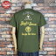 BUZZ RICKSON'SХꥯS/S POCKET T-SHIRT5th BOMB.GROUPBOMBER BARONSOLIVEBR790047