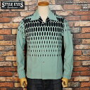 STYLE EYES スタイルアイズ Corduroy Sports Shirt コーデュロイスポーツシャツ ELVIS DOT エルビスドット MINT SE29169 東洋エンタープライズ