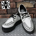 T U Kティーユーケー◆TUK MONDO CREEPERS◆◆WHITE◆V6803