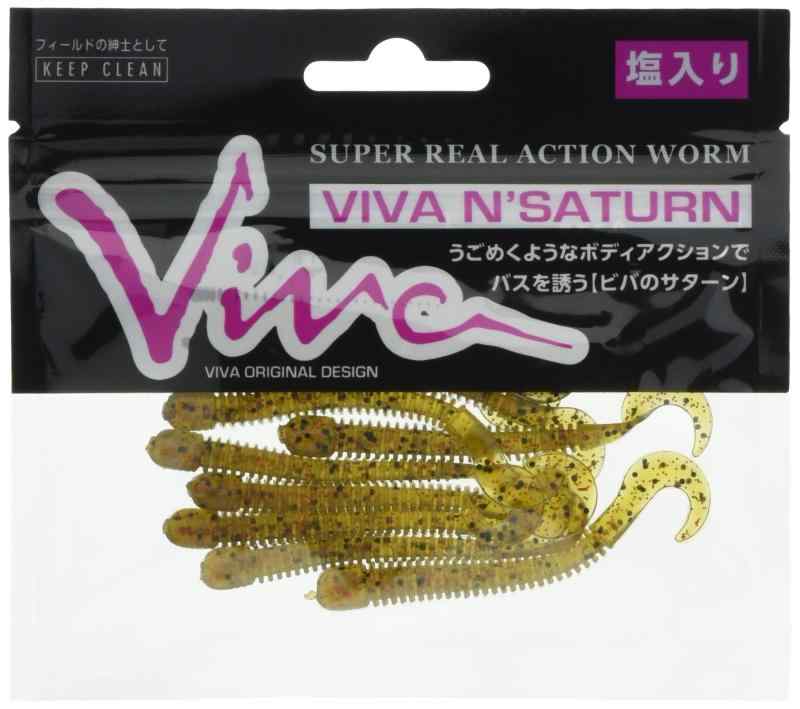 コーモラン(CORMORAN) ルアー Viva サターンR 3" #308 グリ-ンパンプキン/レッドF rockon1-10131030 ロックオンショップ パッケージ画像