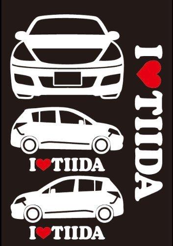 ツインズ　RDD-040-WH ラブデコデカール ティーダ C11 ホワイト