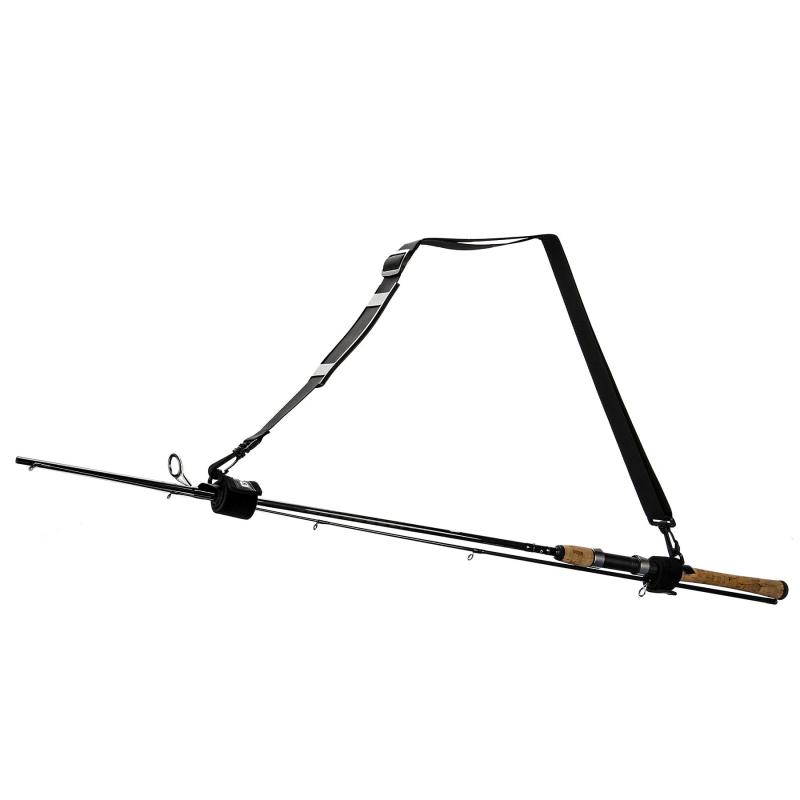 Booms Fishing RS4 釣りショルダーベルト ロッドベルトロッドや網柄を便利に持ち運ぶことができるショルダーベルトロッドベルトは柔らかいEVA素材を採用され、弾力が良い振り出しロッドは三本、並継ぎロッドは二本を勧めます肩にやさしく、滑り落ちを防ぐショルダーパッド付きショルダーの長さは750mmから1200mmまで調整することができます、幅40mm。ロッドベルトサイズは280*35mm