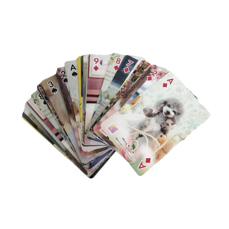  日本製 絵合わせトランプ「わんCa」 トイプードルver. 絵合わせゲーム ワンコ 犬 いぬ ドッグ かわいい 動物 写真 超絶難易度 トランプ ボドゲ プレゼント 誕生日 知育 脳トレ