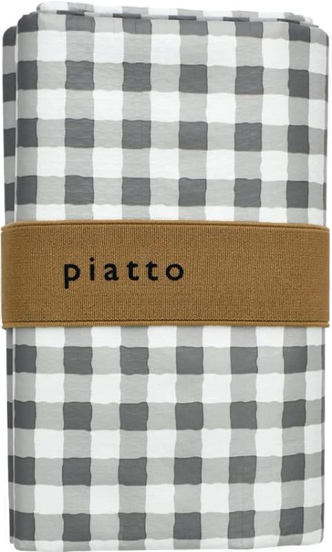現代百貨 piatto レジャーシート GY ギンガムチェック A560GY