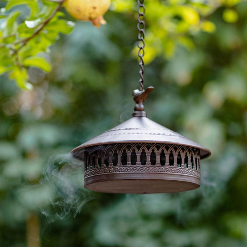 Lanito 蚊取り線香皿 おしゃれ 渦巻香用 吊り香炉 線香立て 線香皿 吊り下げ 蚊取り線香入れ 蚊取り ト..