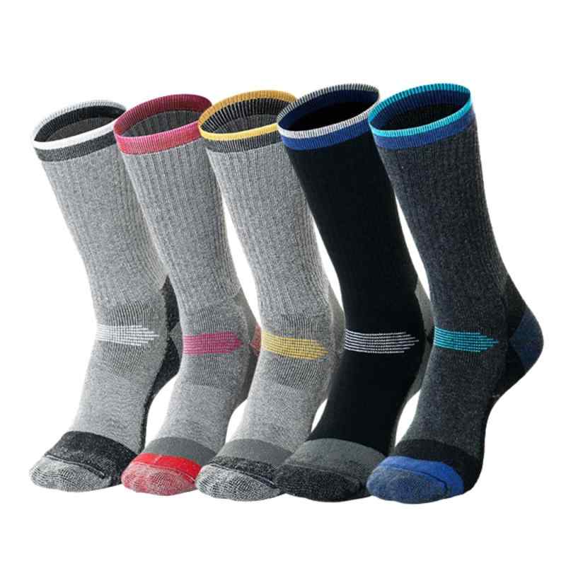 [FUJIKAZE] トレッキングソックス 本格登山用 ハイキング スポーツソックス 男女兼用 メリノウール