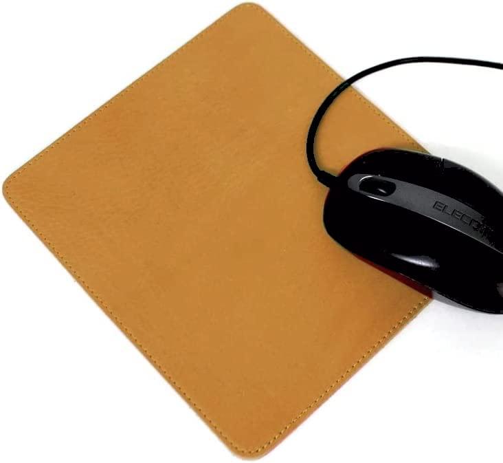 マウスパッド 革 日本製 本革 姫路レザー 裏表革張り