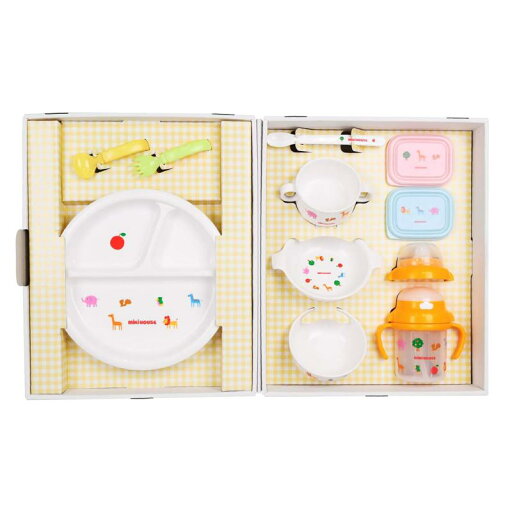 ミキハウス (MIKIHOUSE) テーブルウェアセット 46-7125-823 男の子 女の子 - ミキハウス (MIKIHOUSE) テーブルウェアセット 46-7125-823 男の子 女の子 -