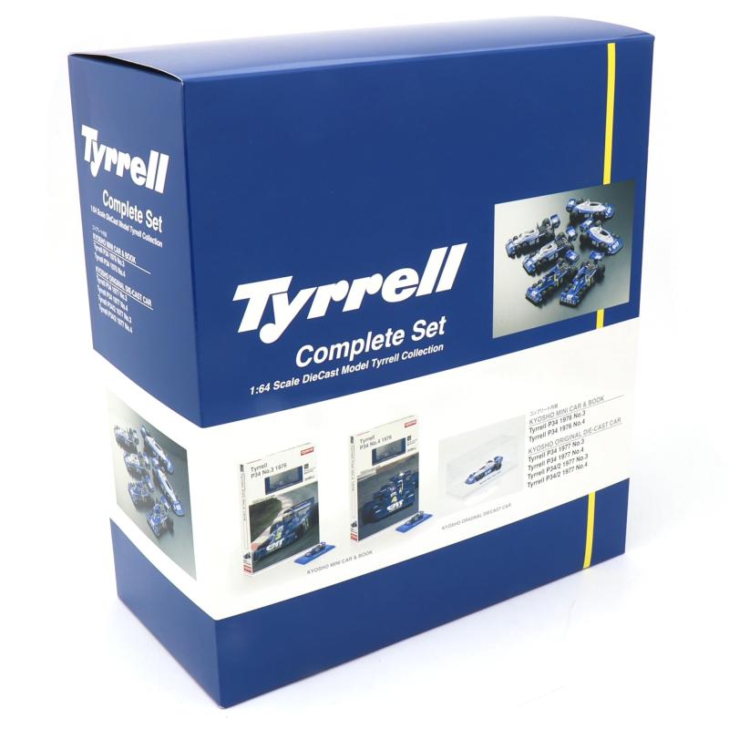 京商 (Kyosho) KYOSHO MINI CAR &amp; BOOK No.21 1/64 Tyrrell P34 全6種コンプリートセット No.K07038B-SET