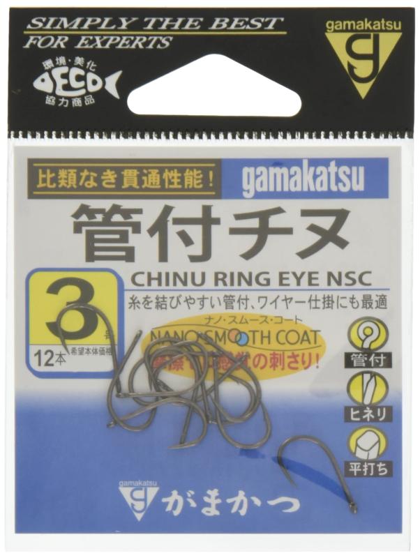 がまかつ(Gamakatsu) バラ 管付チヌ ナノスムースコート 各種