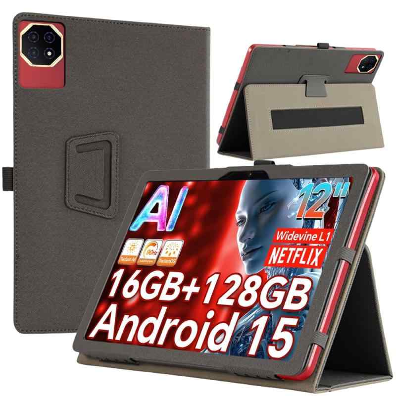 対応ケース Teclast T60 AI 12インチ ケース カバー 軽量型 横開き 衝撃吸収