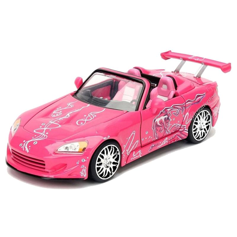 [ジェイダ]Jada NEW 1:24 W/B FAST &amp; FURIOUS PINK SUKI'S HONDA S2000 Diecast Model Car By Toys [並行輸入品]対象年齢8歳以上
