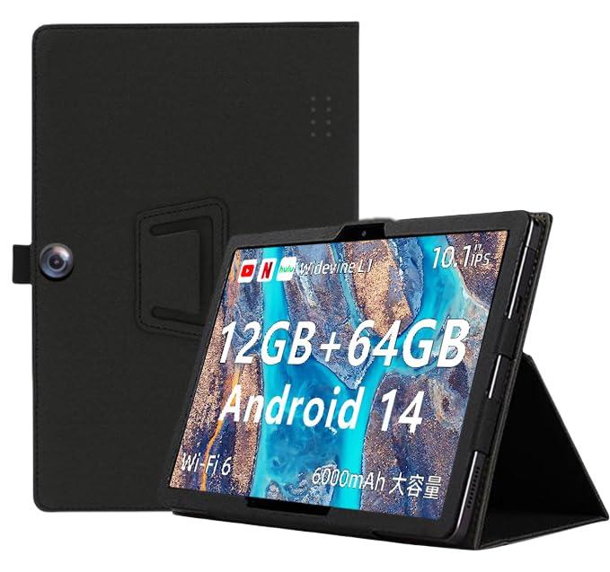 For BMAX I9 Plus ケース 角度調整 上質PUレザー キズ防止 BMAX I9 Plus カバー 薄型 軽量 擦り傷防止 全面保護型 BMAX I9 Plus 10インチ専用 ケース カバー