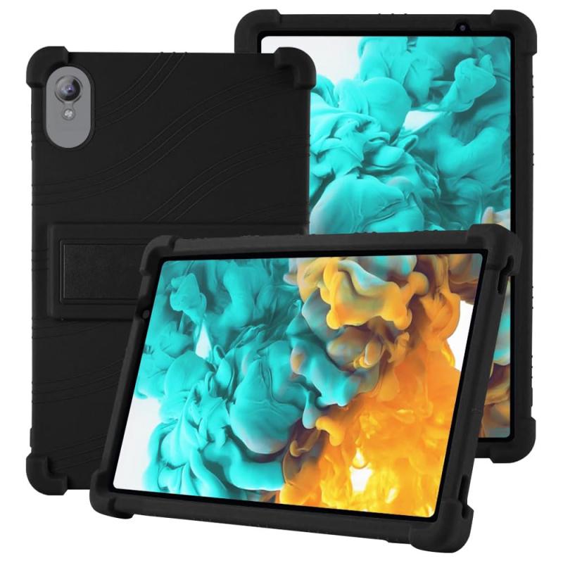 For VASOUN M10 10インチ タブレット ケース【HVUYAL】ソフト シリコン ケース 耐衝撃 防滑 脱着簡単なシリコン保護カバー VASOUN M10 用 スマートカバー (ブラック)の商品画像