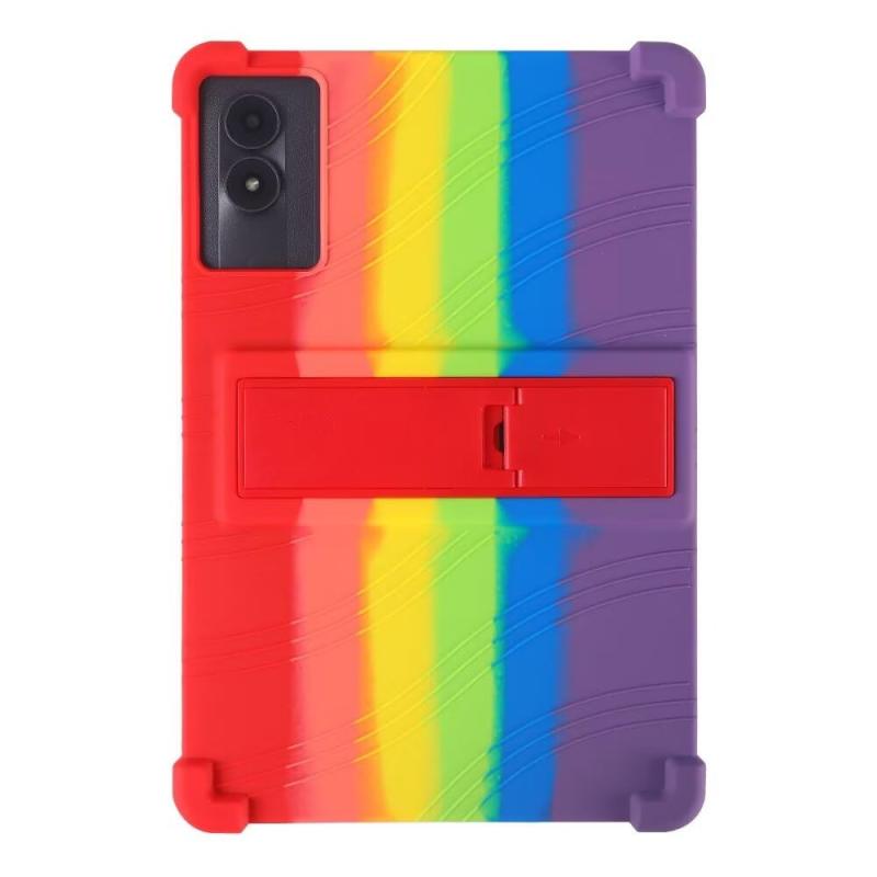 【FENUSL】For Blackview Tab90WiFiケース Blackview Tab90ケース タブレットカバー 四角耐衝撃ソフトシリコン ケース スタンド機能 多角度調整 防滑衝撃防止シリカゲルケース 対応Blackview Tab90/T