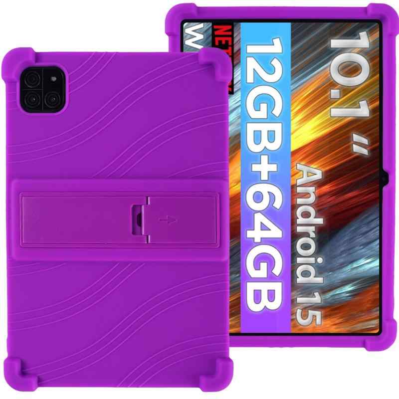 【Callsky Ctab 10/Cpad 10専用 他機種非対応】For Callsky Ctab 10/Cpad 10 ケース 10.1インチ タブレット 保護ケース スタンド機能付き 調節可能 シリコーン耐衝撃保護 落下防止 キズ防止 脱着簡単