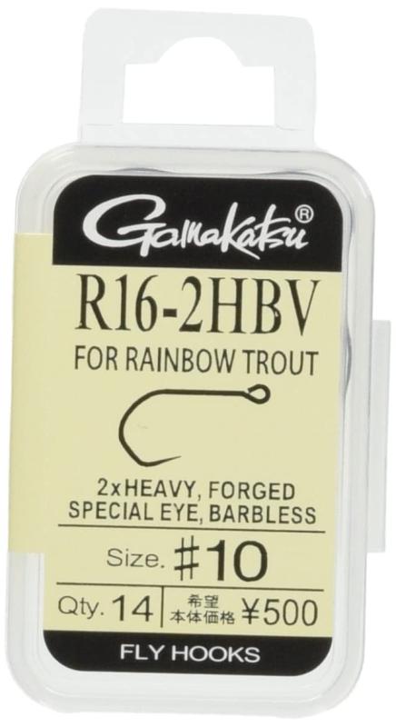 がまかつ(Gamakatsu) フライフック R16-2HBV 14本 NSブラック 67700 各種