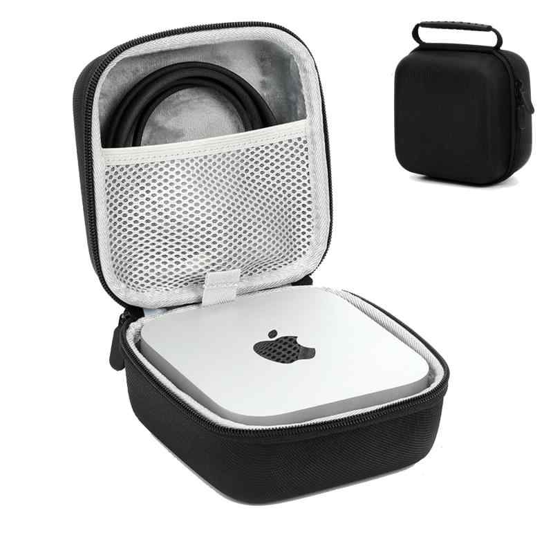 YipuVRマックミニM4 Pro/M4 2024ハードキャリングトラベルケース、アップルmacミニm4プロデスクトップコンピュータとアクセサリ用の防水、耐落下ソフト裏地オーガナイザー、旅行オフィス使用