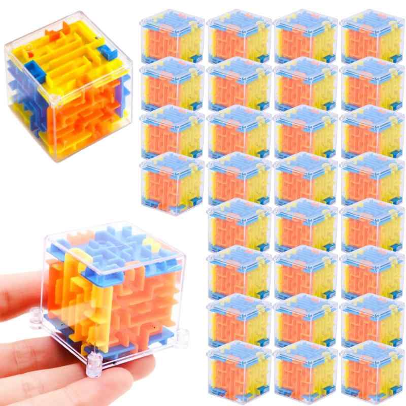 merrytime ミニキューブ 立体迷路パズル キーホルダー 景品 レトロ 20個セット — vista 2