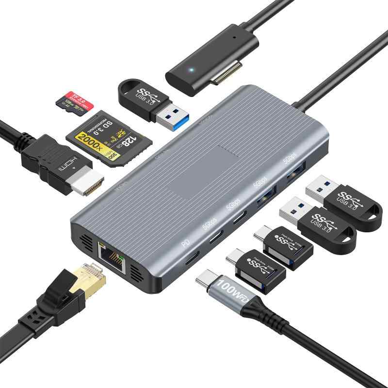 Surfaceドック 複数のポート 様々なコンピュータに対応 Surface ドック 2