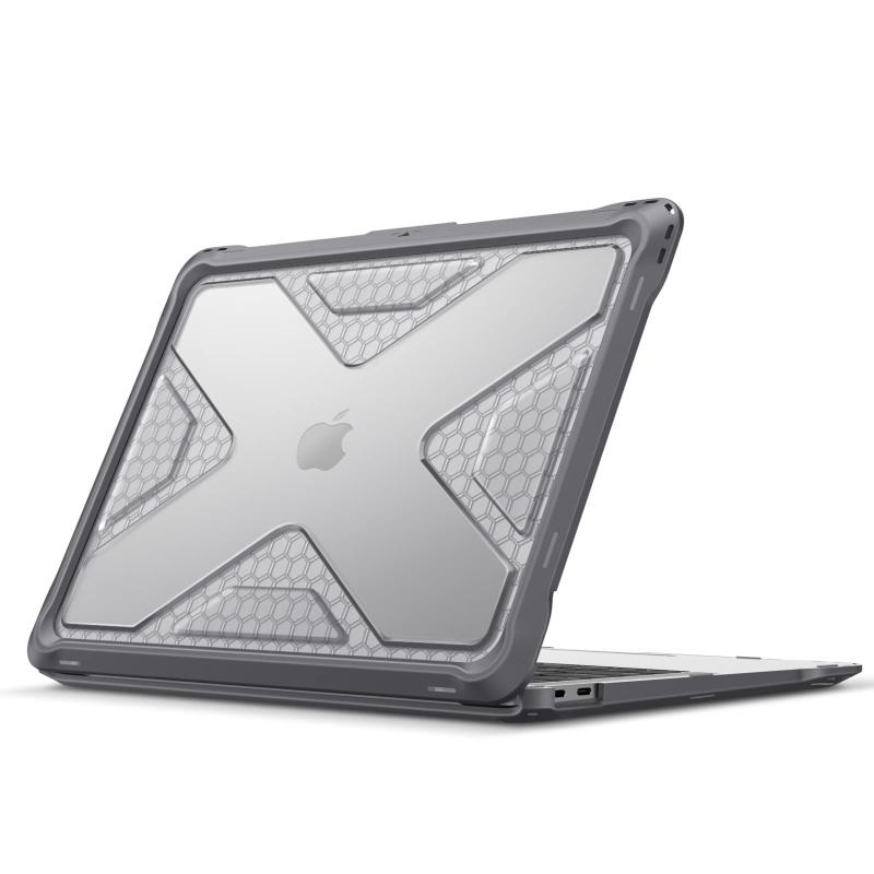 Fintie MacBook Air 13 ケース 保護ケース 2018 2019 2020 2021 発売 13インチ PC TPUバンパー 薄型 軽量 耐衝撃性 傷防止 排熱口設計 おしゃれ (モデル番号A2179 / A1932 / A2337 (