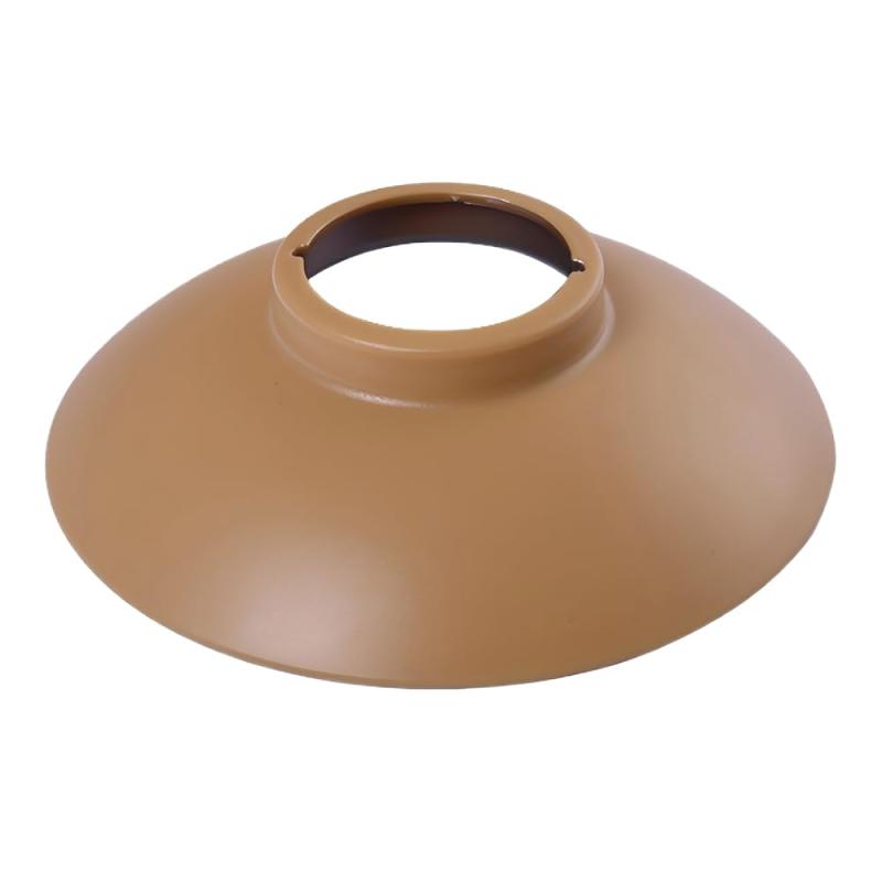 ブラウン 円形 ランタンシェード キャンプ用 ランプシェード アウトドアアクセサリー 防塵 防水 デザイ..