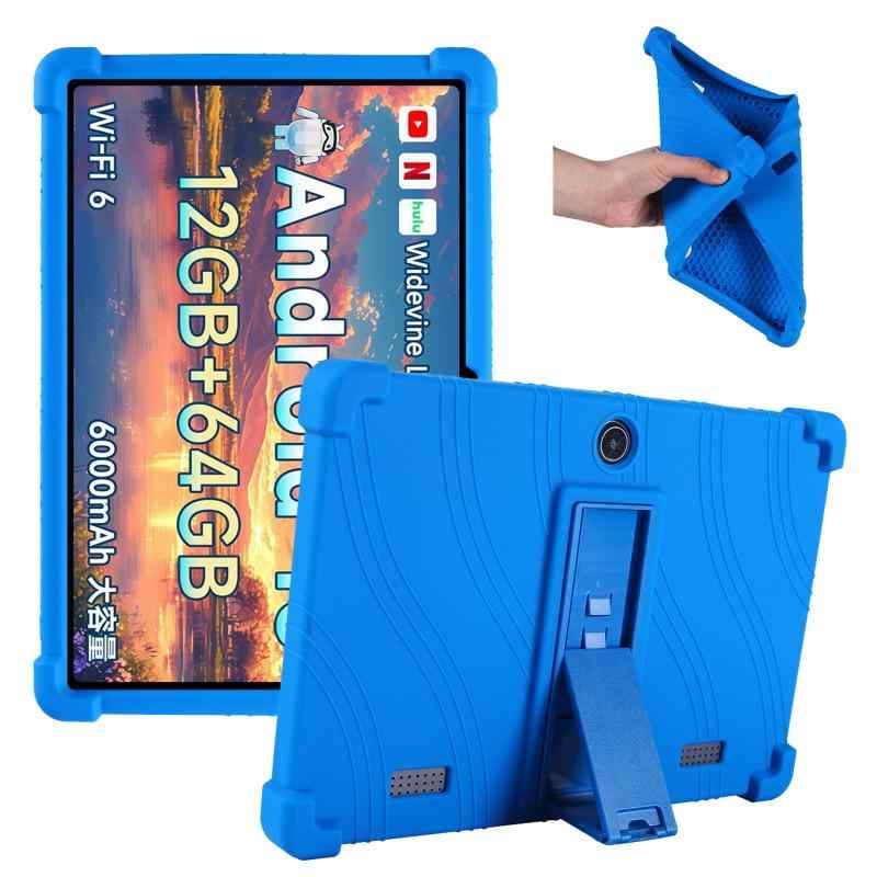 【Bmax I9 Plus専用 他機種非対応】 for Bmax I9 Plus ケース 10.1インチ スタンド機能付き 調節可能 シリコーン耐衝撃保護 落下防止 キズ防止 脱着簡単 bmax-i9-plus対応