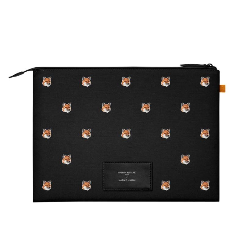 All Over Fox Head Sleeve for Macbook 15/16" Maison Kitsuneメゾンキツネ x Native Union ネイティブユニオン Macbook Pro15/16インチ対応