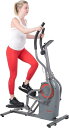 Sunny Health & Fitness カーディオクライマー ステッピング エリプティカル エクササイズマシン 自宅用 8段階の磁気抵抗 パフォーマンスモニター 全身ワークアウト(4)