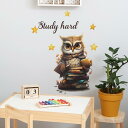 Mestiker フクロウです ウォールステッカー 動物 可愛い DIY 壁紙シール はがせる おしゃれ 北欧 モダンアート インテリア ポスター ステッカー ...