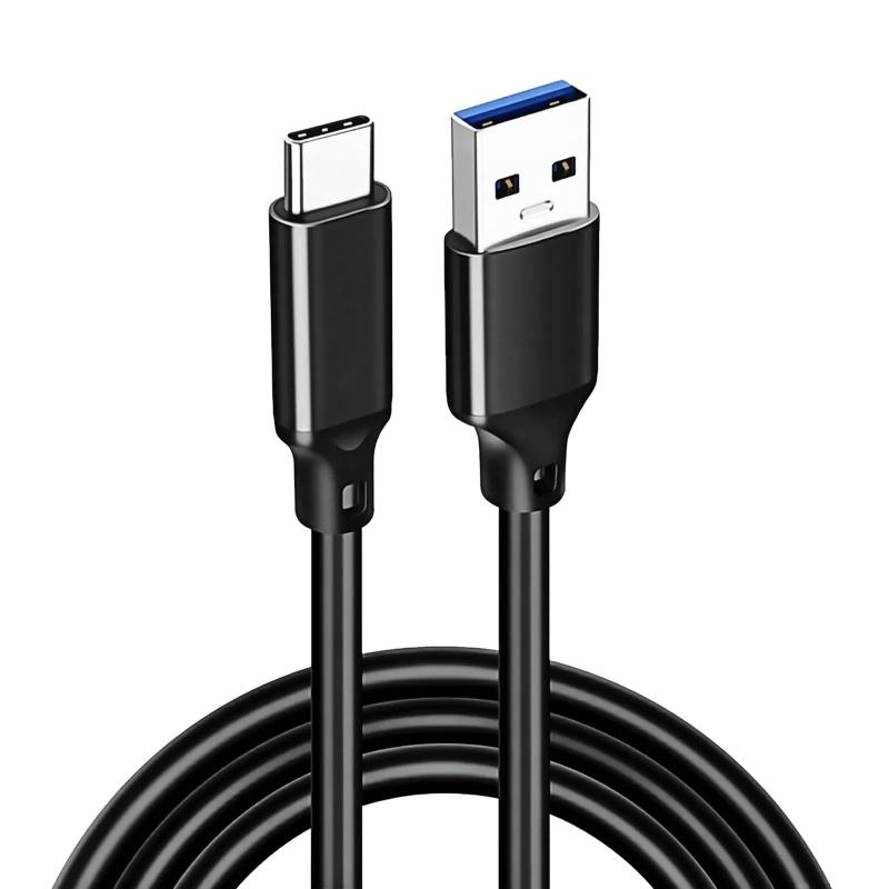 USB-C & USB-A 3.1(Gen2) ケーブル Popolier【10Gbpsデータ転送/3A 60W高速充電】 USB-A to USB-C ケーブル 高耐久PVC素材 スマートフォン、タブレット、ノートパソコンのタイプc機種に対応【