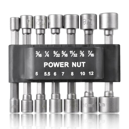 Kigauru 14本セット 電動ドライバードリルビット クロムバナジウム鋼 ソケットアダプター 3/16-7/16 5mm-12mm ソケットレンチ ソケットスリーブ ソケットビット 電動工具 ドリル ビット アダプター Kigauru 14本セット 電動ドライバードリルビット クロムバナジウム鋼 ソケットアダプター 3/16-7/16 5mm-12mm ソケットレンチ ソケットスリーブ ソケットビット 電動工具 ドリル ビット アダプター